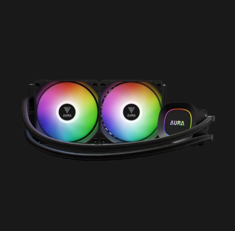 Liquid Keyboard GAMDIAS AURA GL240 LITE ARGB 240MM CPU LIQUID COOLER - Computerzone.lk
