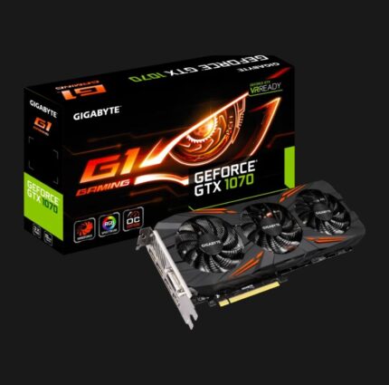 GIGABYTE GEFORCE GTX 1070 G1 GAMING 8GB VGA CARD (USED)